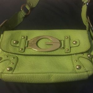 Guess purse Lime green, small
